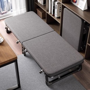 Folding Bed Nap Lounge Chair Office Nap Artifact Home Single Bed Adult Simple Portable Companion Military Bed