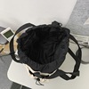 Tide, Japanese shoulder bag, capacious one-shoulder bag for leisure, trend backpack, for students