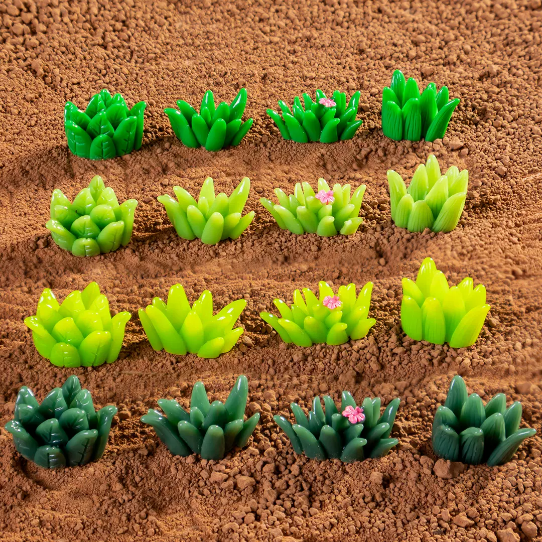 跨境仿真草堆系列植物微景观装饰桌面小摆件车载园艺diy树脂配件