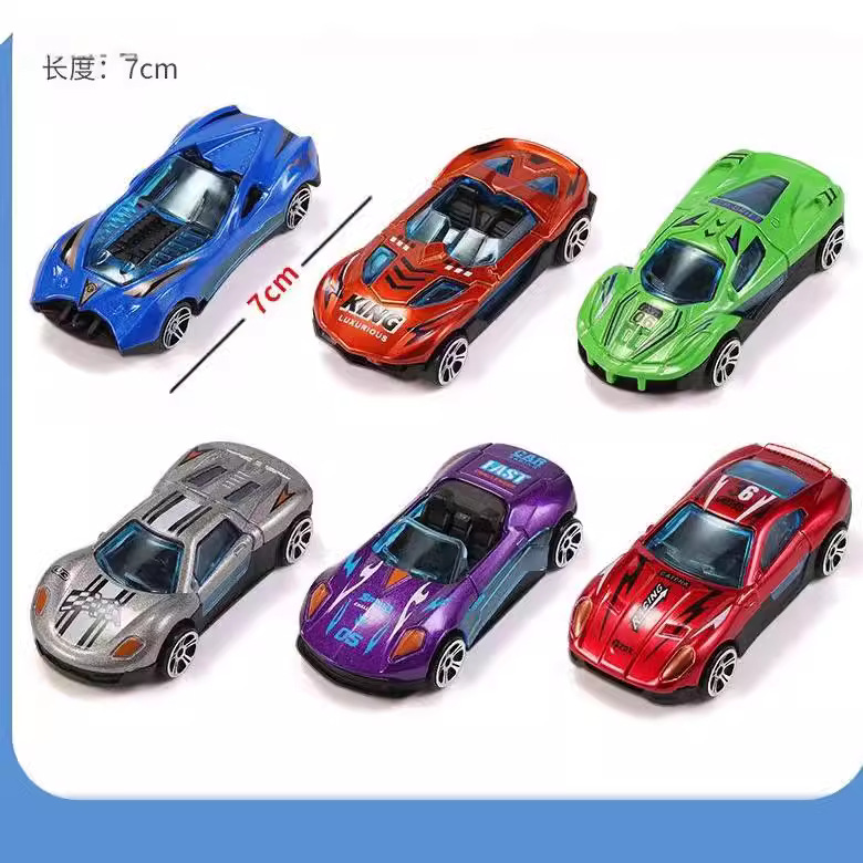 Tire hacia atrás de aleación modelo de coche deslizante vehículo de ingeniería coche deportivo puesto de juguete para niños fábrica de juguetes al por mayor