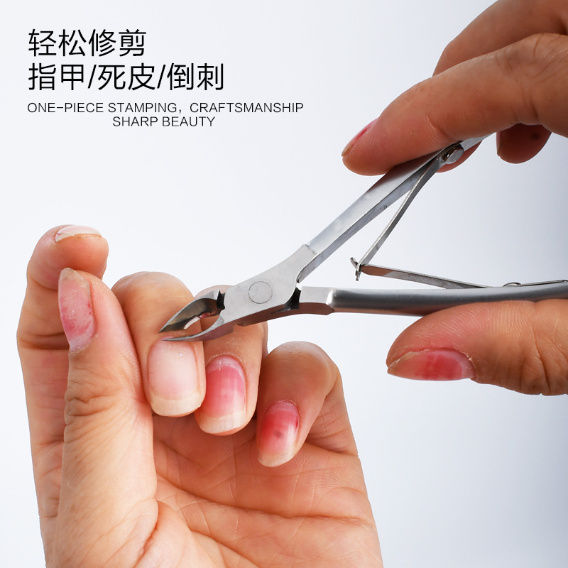 Pinzas exfoliantes de acero inoxidable de 5 mm