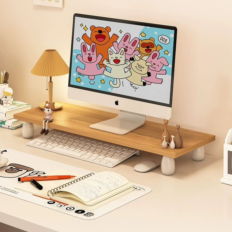 Монитор, экологическая доска из цельного дерева, подвесная подставка для ноутбука, студенческий офис, новая стойка для хранения