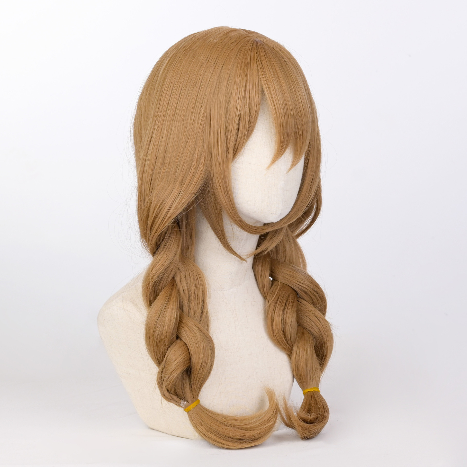 Synthetische Perücke, Cosplay-Zopf, hübsche junge Studentin_voghion.com