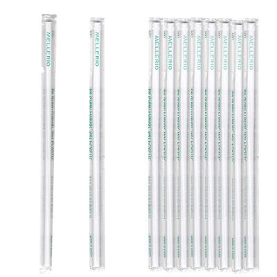 麦瑞一次性吸管可降解pla纸独立包装珍珠大吸管|ru