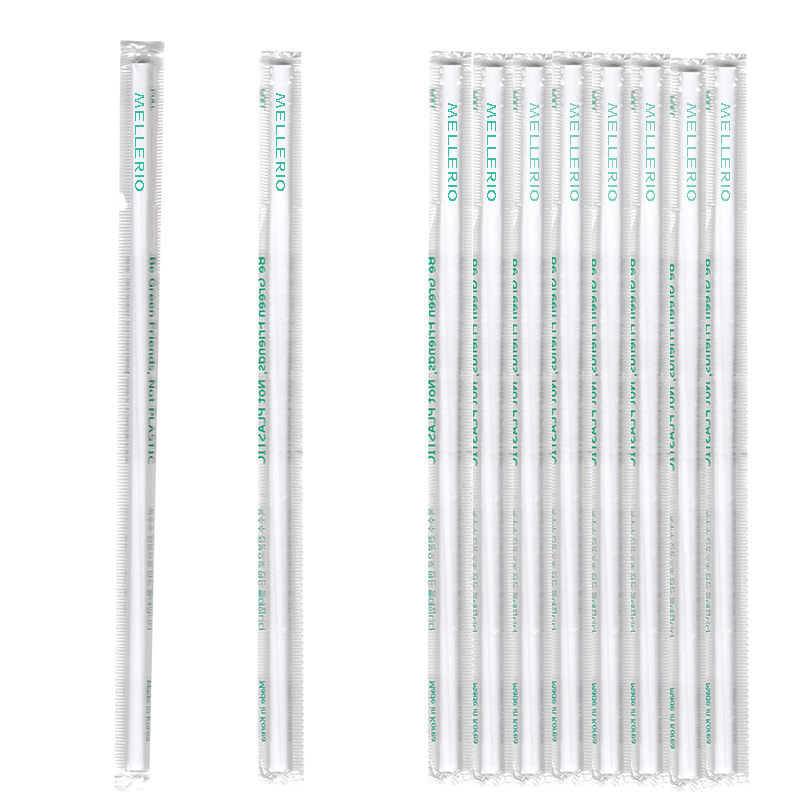 麦瑞一次性吸管可降解pla纸独立包装珍珠大吸管|ru