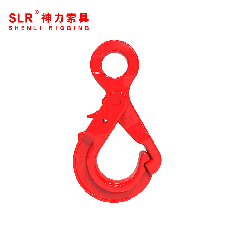 6T合金钢眼型自锁安全钩 80级异型起重吊钩 安全环眼吊钩 可批发