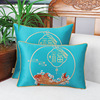 Chinese embroidery, sofa from natural wood, pillow for bed, pillowcase, with embroidery