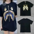 XX161 Black/Blue Shark Mouth Foil Print
