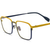 Fashionable square retro glasses, optics