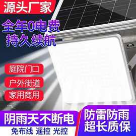 太阳能投光灯防雨防雷户外庭院灯农村爆亮大功率全自动照明路灯