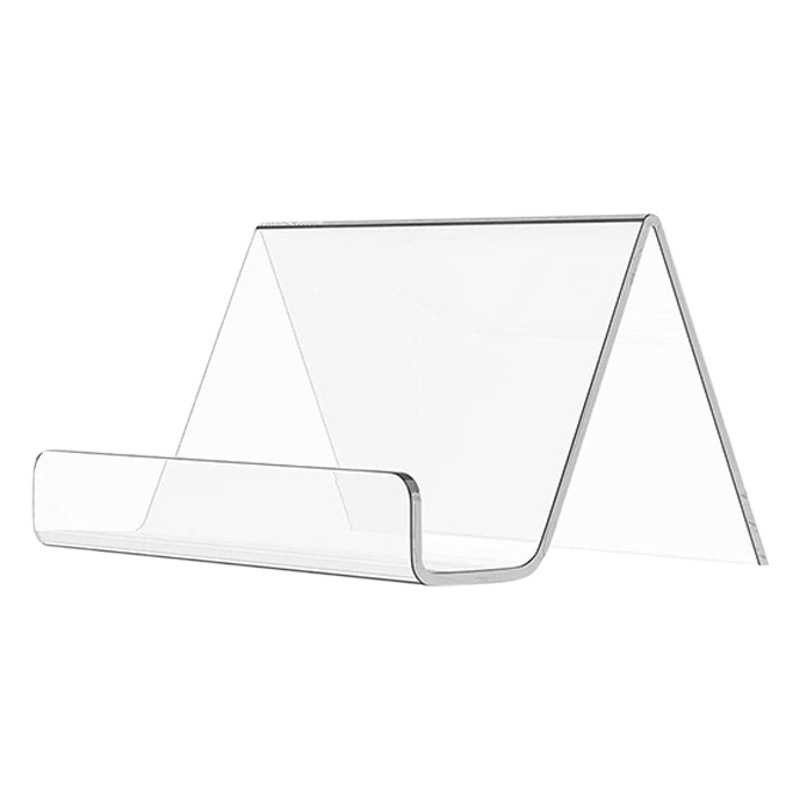 Titular de la tarjeta de visita de acrílico titular de la tarjeta de visita transparente titular de la tarjeta de visita de escritorio de almacenamiento transparente titular pequeño estante de exhibición de la tarjeta