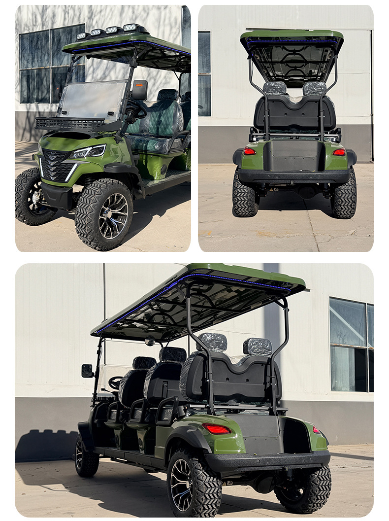 Foreign Trade Export Golf Cart Hotel Campus Reception Shuttle Bus Scenic Spot Sightseeing Bus Electric Golf Cart