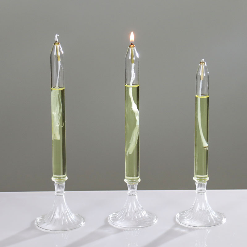 Creativo candelabro de cristal estilo europeo lámpara aceite simple personalidad romántica vela cena transparente decoración del hogar