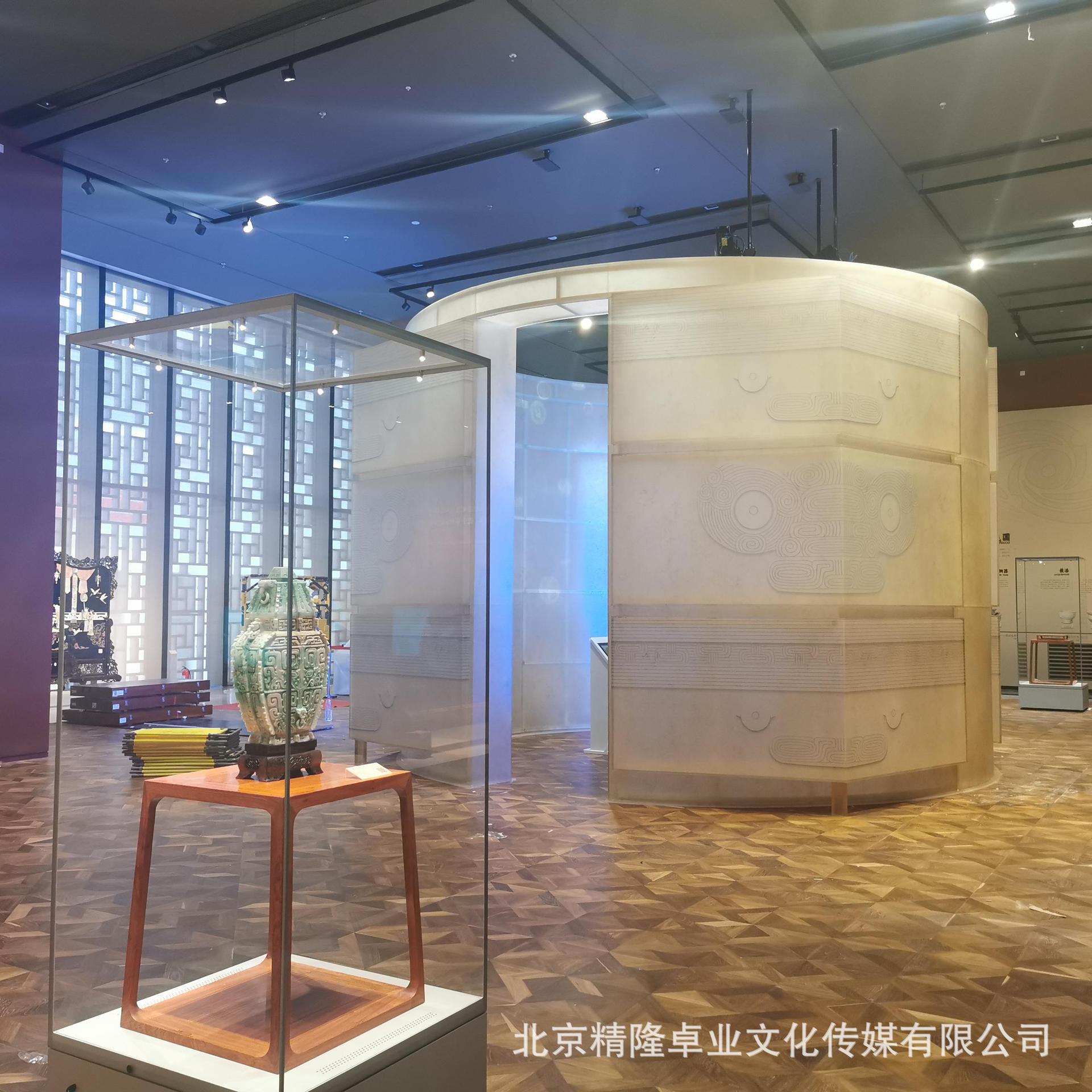 亚克力大型美术馆艺术景观展览馆异型造景圆形博物馆装饰展台工程