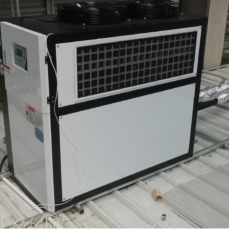 Air-Cooled Heat Pump Central Air Conditioning Water System, Industrial Chiller Workshop Cooling System
