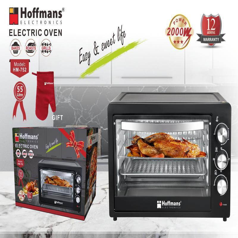 Export Hoffmans Electric Oven 752 55L Electirc Ove 1 Pcs/Ctn0.092Cbm