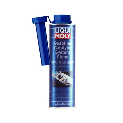 Liqui Moly three-way catalytic converter system cleaning and protection agent, carbon deposit cleaner in the combustion chamber, improves exhaust performance, fuel additives (Motor gasoline additive) - single-bottle