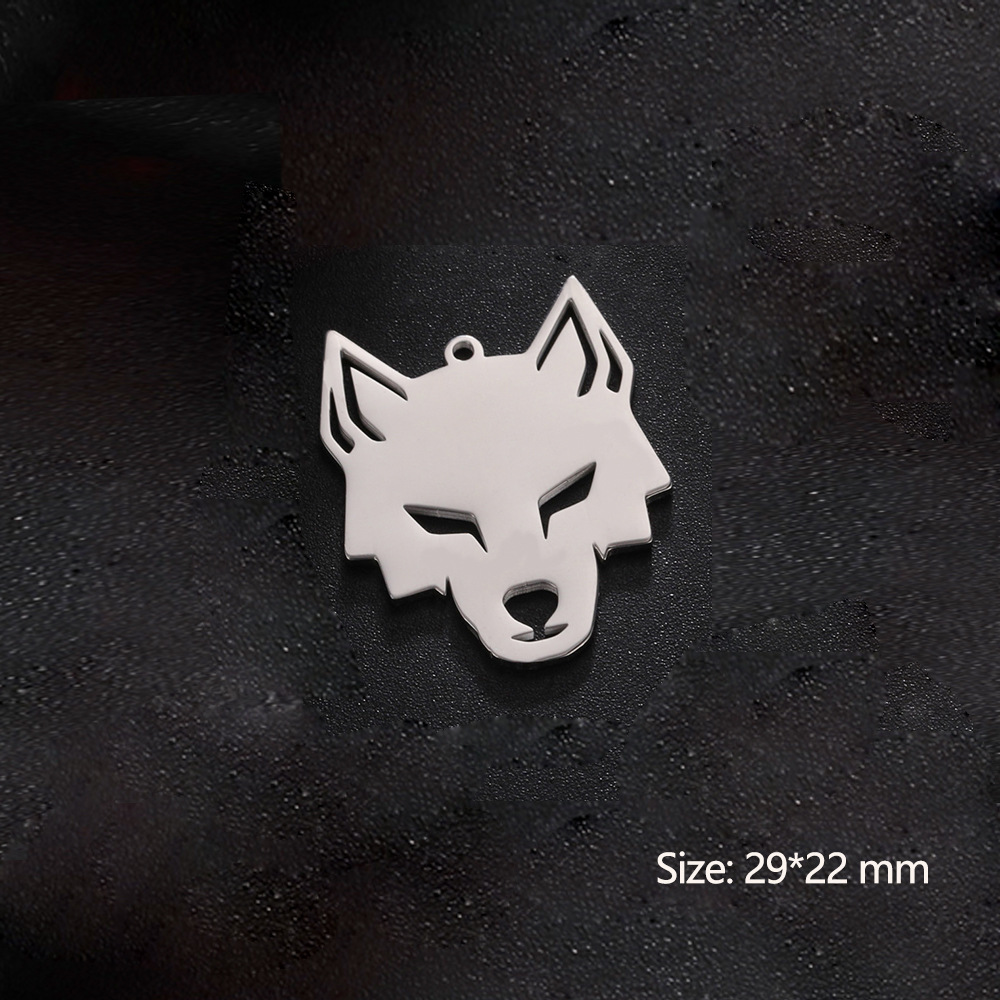 5g Weight Pendant Jewelry Making Type 1 Piece Quantity Daily Occasion 304 Stainless Steel Material Animal Pattern All Seasons Season Unisex Gender Plating Design Retro Style 1 Piece 304 Stainless Steel Animal Pendant 6