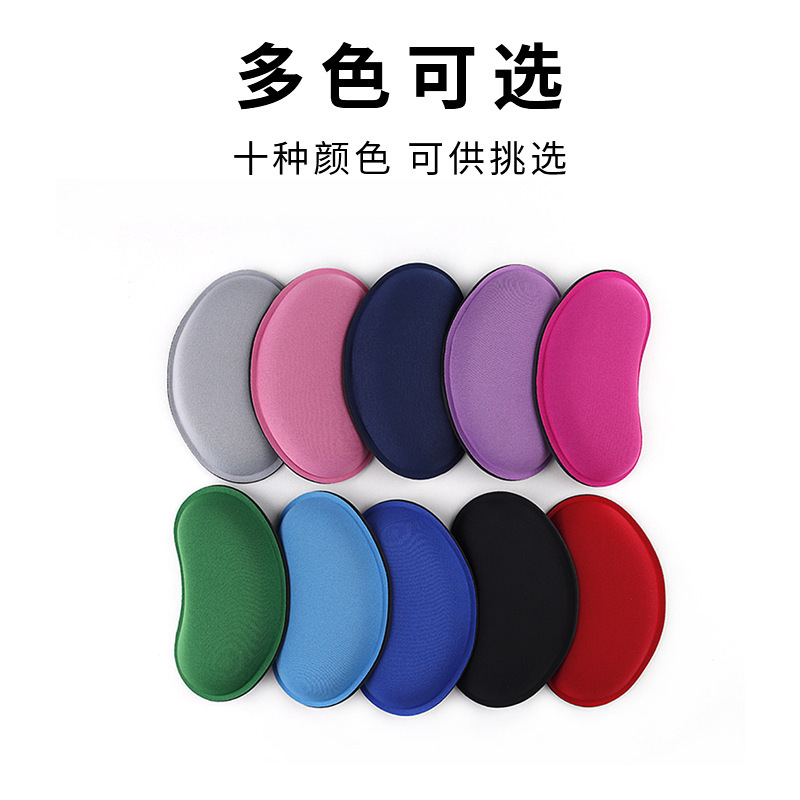 Cojín de muñeca de goma cojín de mano cojín de espuma de memoria cojín de ratón de goma soporte de teclado traje de oficina almohadilla de muñeca producción personalizada