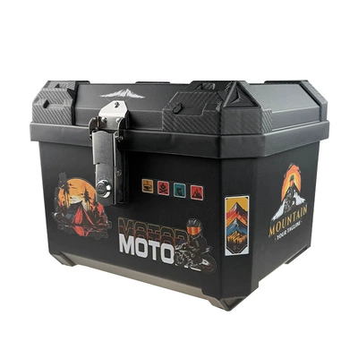 Capacity Storage Box for Motorcycle: Motorcycle trunk