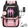 Fur ball style witch hunter group-black pink 12
