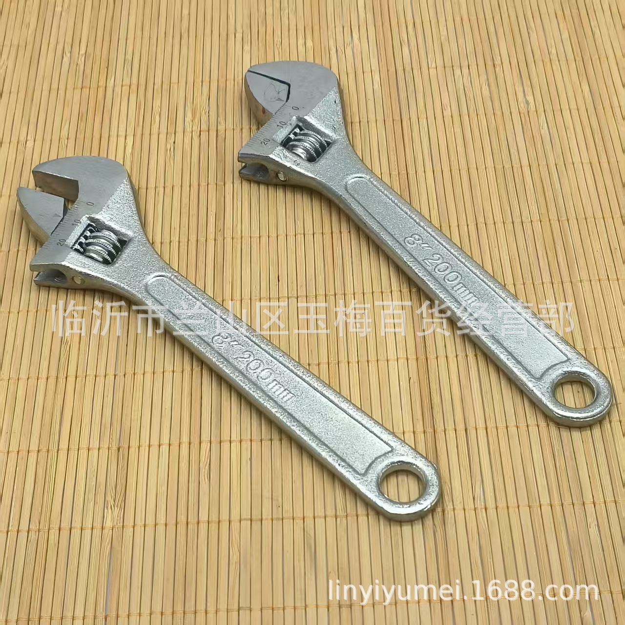 活动扳手 工业级活口扳手多功能家用大开口包胶扳手工具大全批发