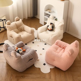 Children's Velvet Small Sofa Reading Corner Kidsren's Area Layout Mini Boy Girl Lazy Small Sofa Baby Sofa