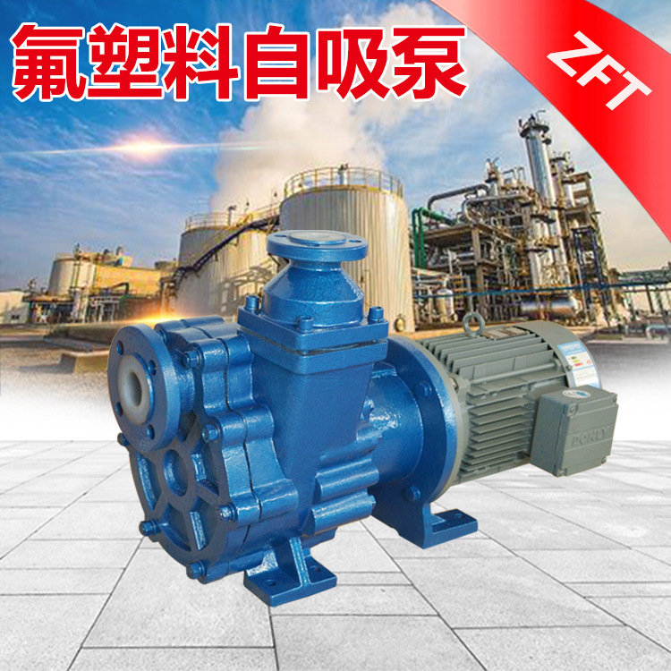 50ZFT-20 自吸泵耐酸 衬氟磁力泵 盐酸输送泵 腾龙 自吸式磁力驱