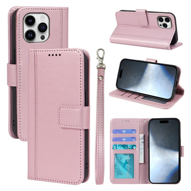 For Apple 16 Mobile Phone Leather Case iPhone15promax Flip Leather Case 14pro Magnetic Mobile Phone Protective Case