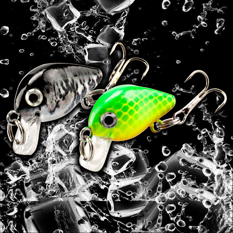 Micro Square Bill Crankbait Lure For Bass Trout Walleye Saltwater Freshwater fishing