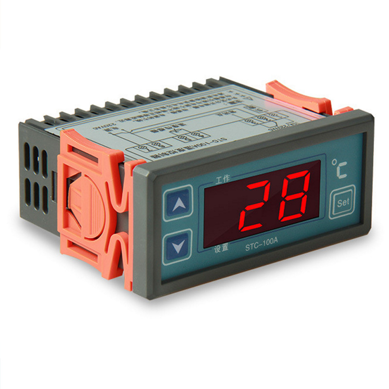 Controlador Digital de Temperatura por Microcomputadora STC-100A, Empotrable, para Congeladores