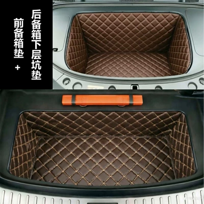 decorative modification — Trunk Mat - brown-front-trunk-mat-lower-trunk-floor-mat-ideal-i6