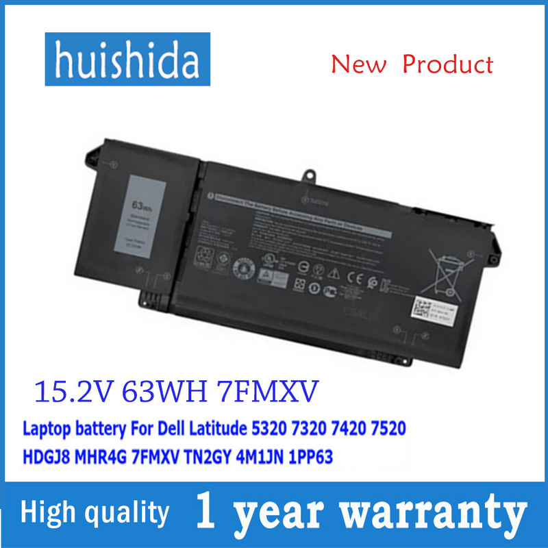 For Dell Laptop Battery 5320 7420 7520 7FMXV 7320 9JM71