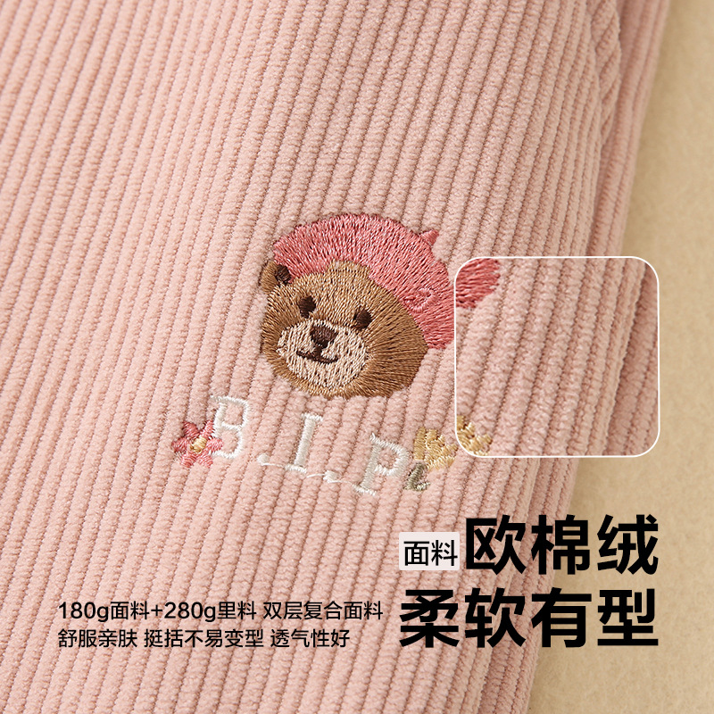 소녀의 넓은 다리 바지 가을과 겨울은 새로운 어린이 바지 스트레이트 팬츠면 벨벳 대형 어린이 느슨한 아동복 도매