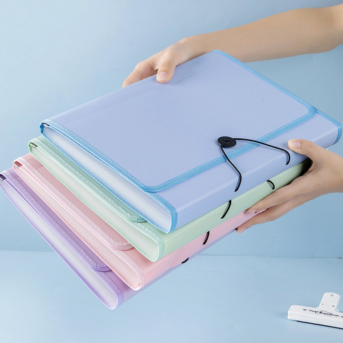 A4 exam paper storage bag, study file bag, book storage bag, primary and secondary school student accordion bag, exam folder