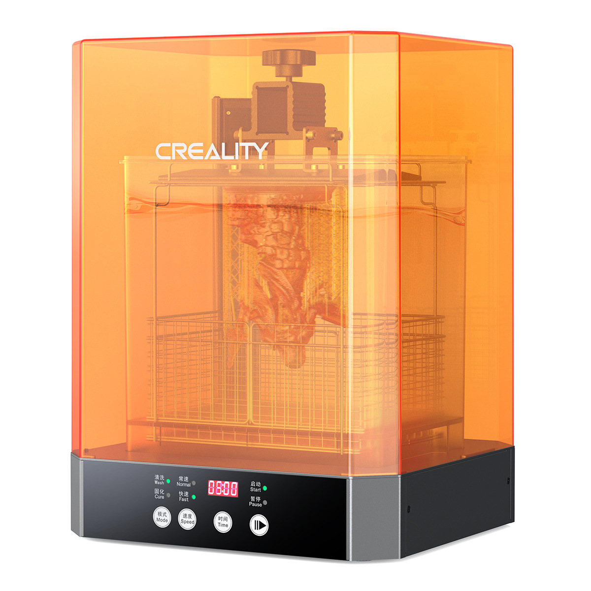 Máquina de limpieza y curado UV 405nm de alta potencia dos en uno, modelo UW-03 para impresión 3D