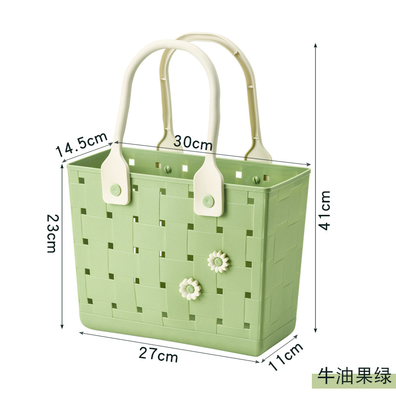 Cesta de picnic portátil al aire libre Cesta de almacenamiento de baño Cesta de almacenamiento de artículos de baño Cesta de almacenamiento de baño de dormitorio de estudiantes