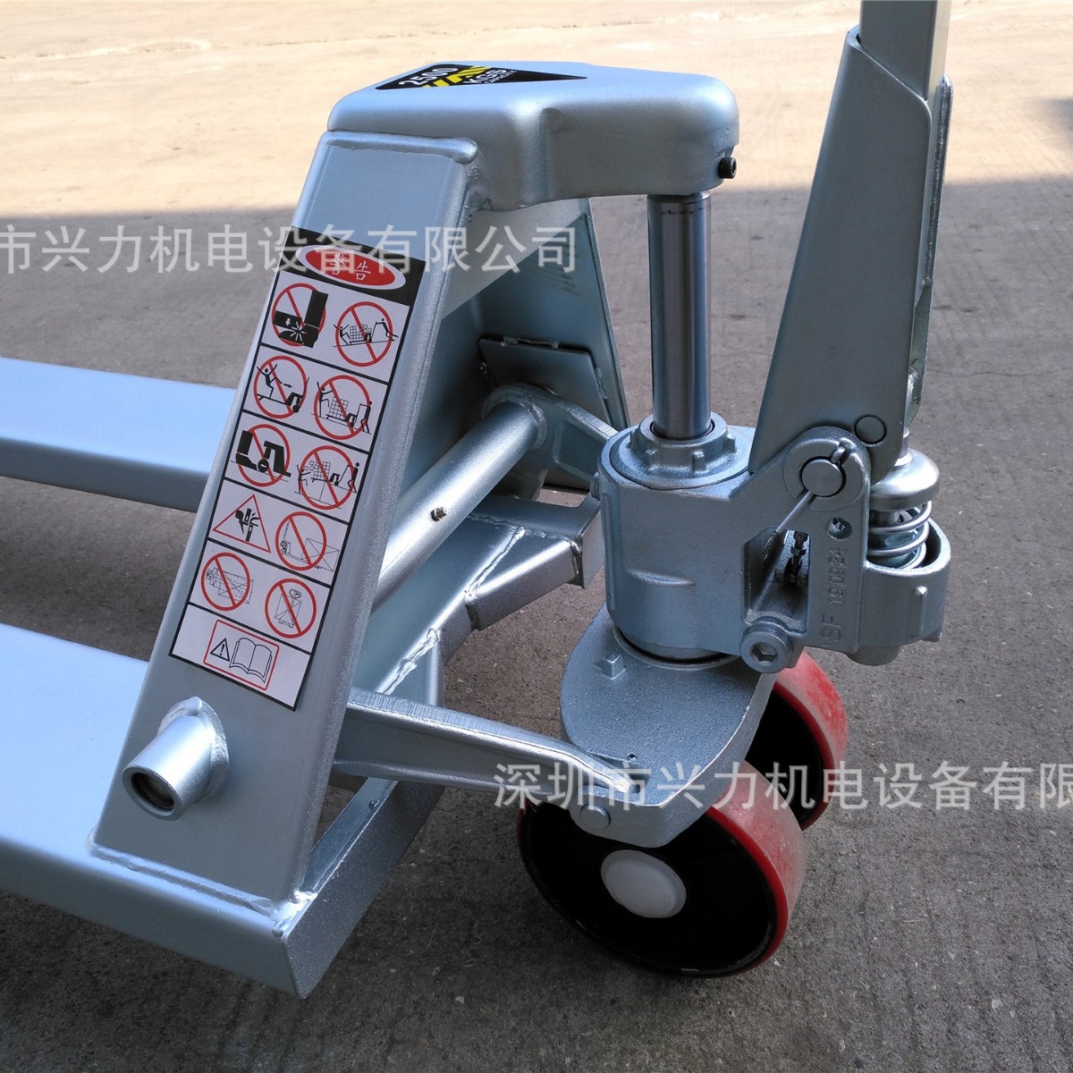 手动镀锌叉车 镀锌托板车 镀锌托盘叉车 液压搬运机 2吨 2.5吨