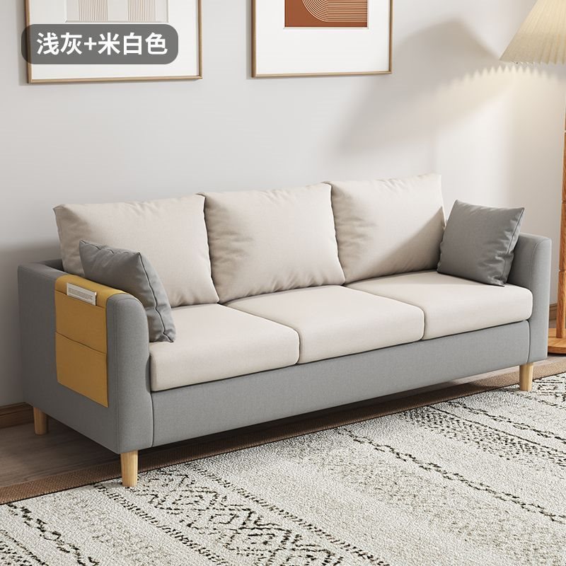 寝室用二人掛けソファ、小さなアパート、北欧のシンプルでモダンな経済的な賃貸住宅、リビングルーム、インターネット有名人の小さなソファ|undefined