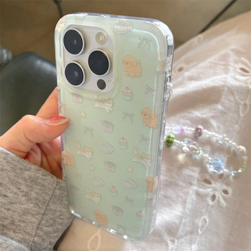 Postre fresco de verano para gatos Apple 16promax femenino 14/15 nuevo 15Pro simple 13 cachorro