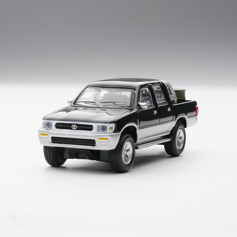 JKM1/64 Toyota hailax vehículo todoterreno modelo de coche de aleación de simulación PEQUEÑA ESCALA modelo de coche en miniatura adornos