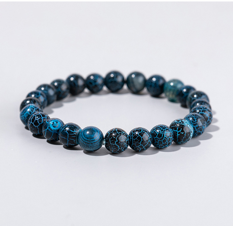 Retro Geometric Agate Beaded Bracelets