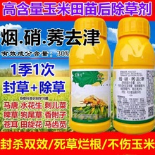 30%硝烟莠去津玉米田苗后除草剂烟嘧磺隆硝磺草酮莠去津农药100克