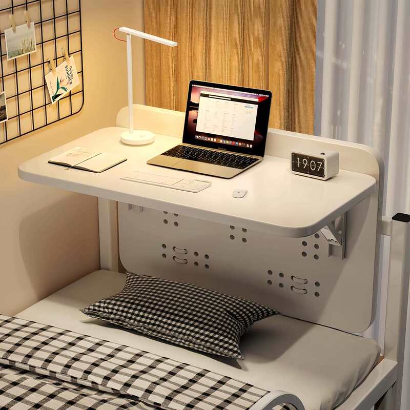 Computer Desk, Dormitory Bed Table, Dormitory Folding Table, Bunk Bed Desk, Side-Mounted Student Hanging Fixed Small Table