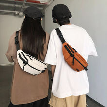 2025新款时尚百搭男女款胸包大容量防泼水通勤斜挎包运动旅行腰包