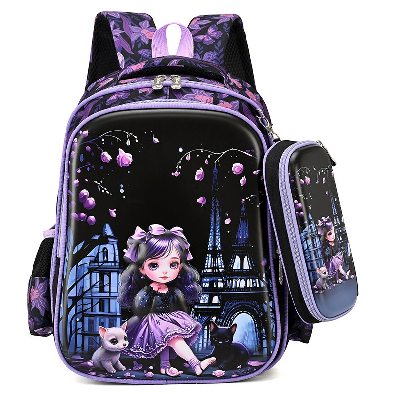 Backpack set with pencil case, children's school backpack 15-inch — multi-style colors