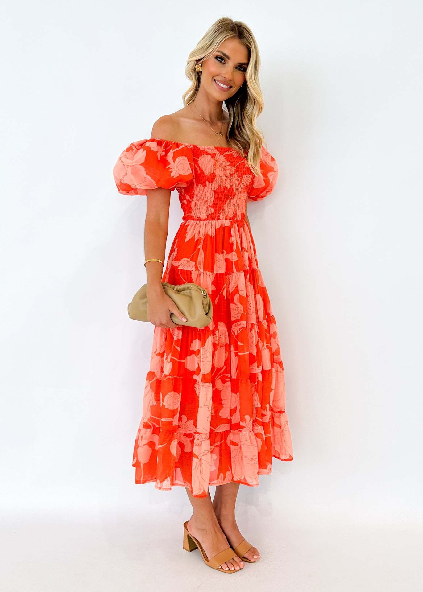 308g Weight Maxi Long Dress Dress Length Type Short Sleeve Sleeve Length S1562 Dresses Type Puff Sleeve Sleeve Type Polyester Fabric Type High Waist Waist Line Holiday, Daily Occasion Boat Neck Neckline Slim Fit Type Solid Color Pattern Summer Season Women's Gender Elegant Style Wholesale Women's Elegant Solid Color Holiday Daily Boat Neck Short Sleeve S1562 11