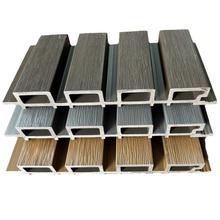 户外共挤木塑型材聚酯纤维阳台楼顶木纹生态木户外装饰板