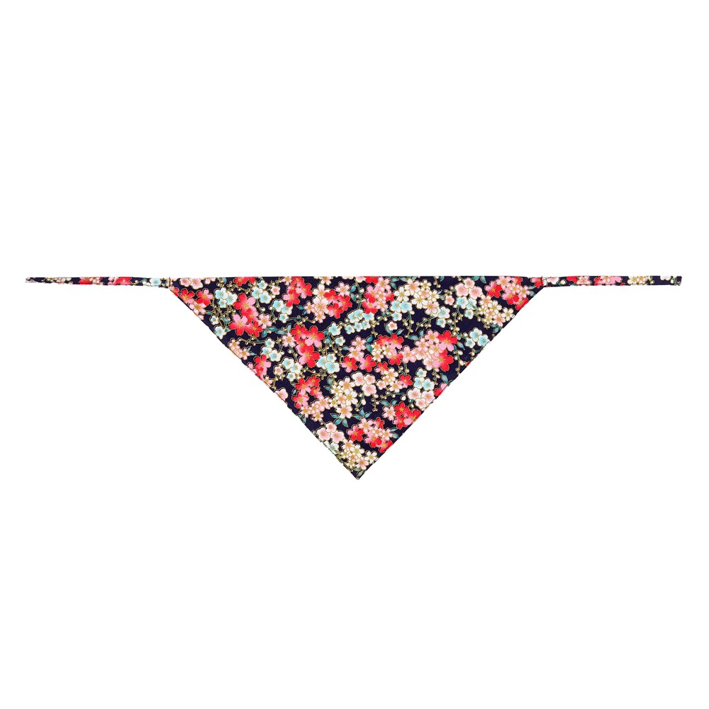 TANPOPO fabricante en stock nuevo estilo japonés estilo triángulo de algodón toalla mascota saliva toalla perro impreso bufanda accesorios