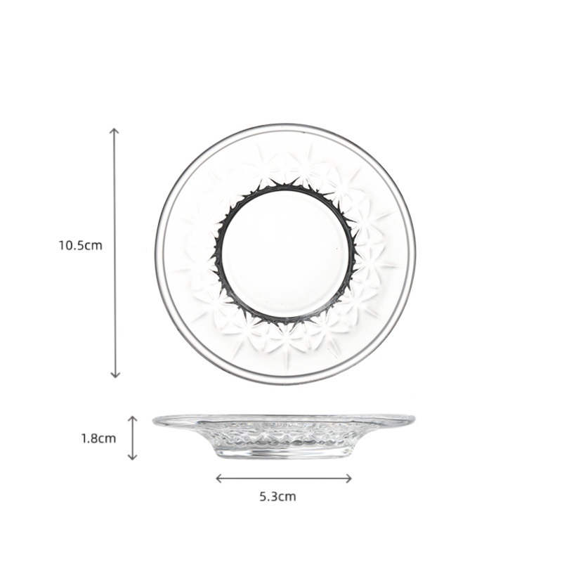 Conjunto de tazas de té de vidrio tazas de té de kung fu tazas de té de vidrio tazas pequeñas tazas de té mini transparentes tazas de té resistentes al calor
